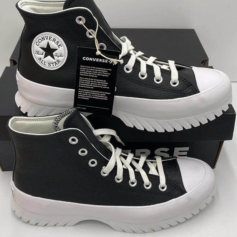 Converse WMNS CTAS LUGGED 2.0 HI BLACK/EGRET/WHITE A03704C Paltforms Sn…
